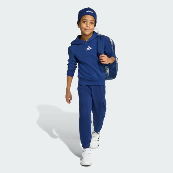 modrá Mikina s kapucňou Essentials Kids