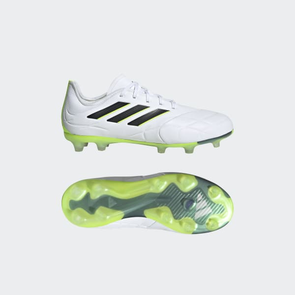 Adidas copa 19.1 white green hot sale