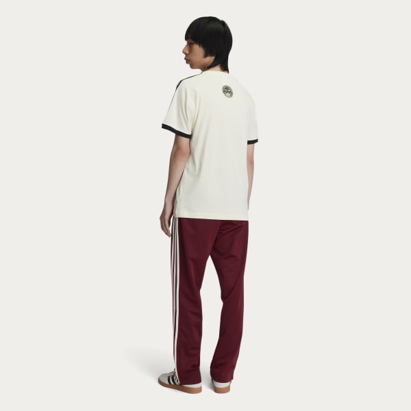 adidas Originals × Oasis ツアースリーストライプス Tシャツ