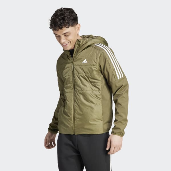 Green Essentials Insulated Hooded Hybrid Jacket