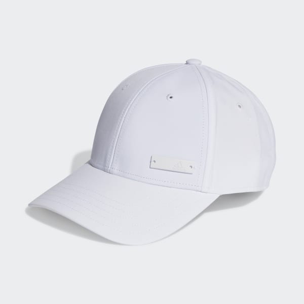 Hvid Metal Badge Lightweight Baseball kasket