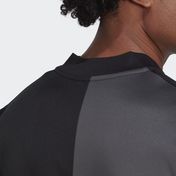 Zwart Tiro Half & Half Sportshirt VS476