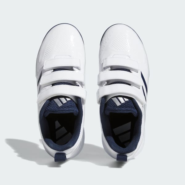 ホワイト スタビル 5ポイント ロー AC ベースボール スパイク / Stabile 5 Point Low AC Baseball Cleats