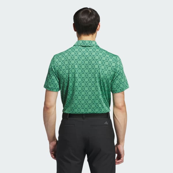 Verde Playera Polo Ultimate365 Tour HEAT.RDY Jacquard