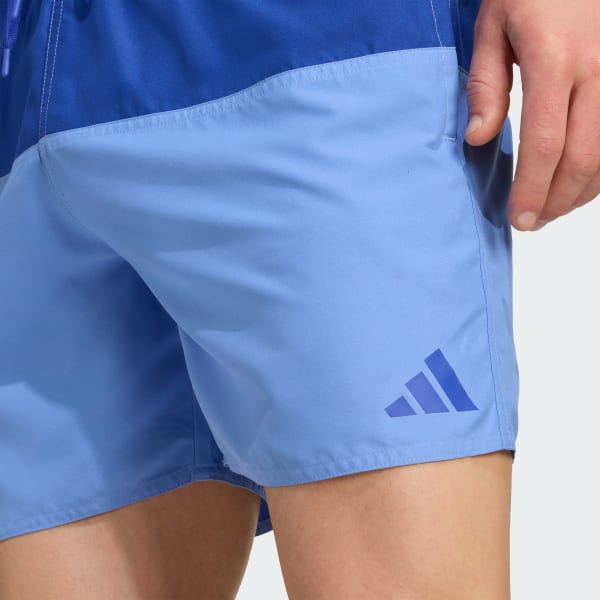 adidas Colorblock Inch Badeshorts Blau adidas Deutschland