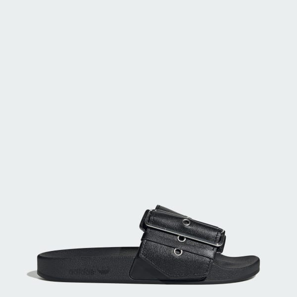 adidas x Jeremy Scott Adilette Slides - Black | Free Shipping with