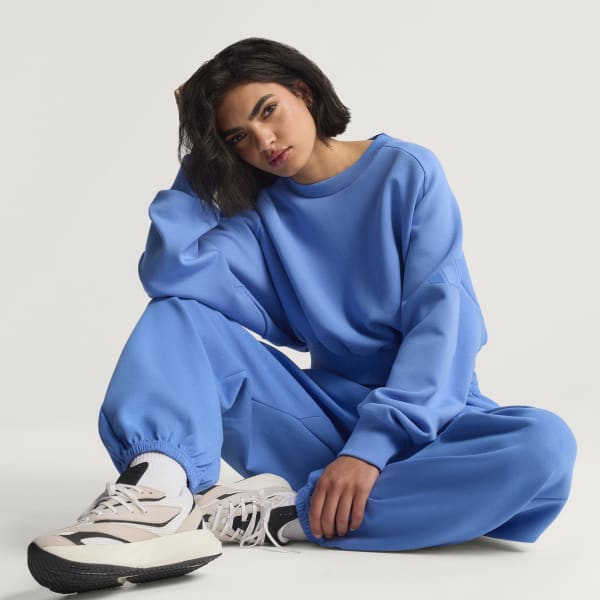 Azul Sudadera Soft Lux Holgada