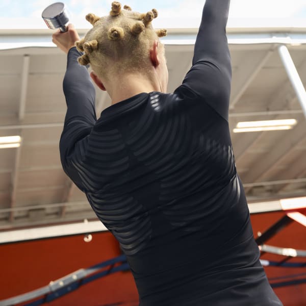 Black Techfit Control x RHEON™ Long Sleeve