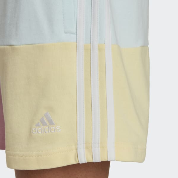 roze Essentials 3-Stripes Colorblock Oversized Short CD282