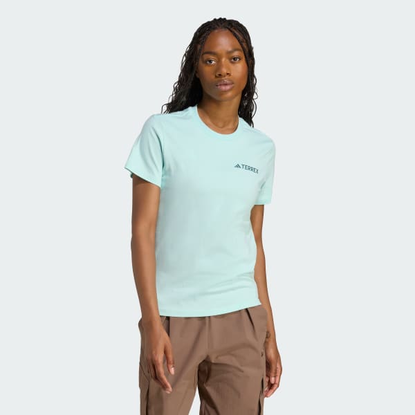 Turquesa Polo Estampado Terrex