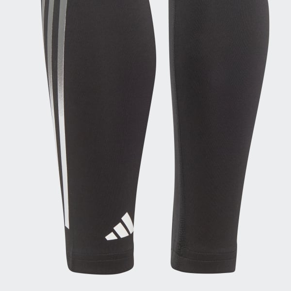 Negro Mallas 7/8 AEROREADY Animal Print Optime Corte Alto con Bolsillo
