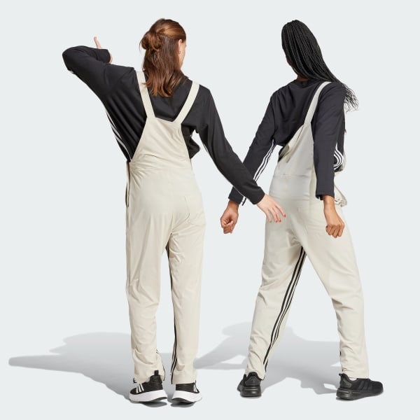 adidas Express All-Gender Dungarees - Beige | Free Shipping with