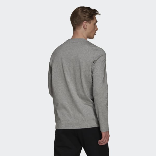 Grey Essentials Long Sleeve Tee IYQ54