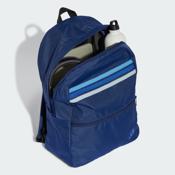 Blue Classic Back-to-School Stripes Backpack