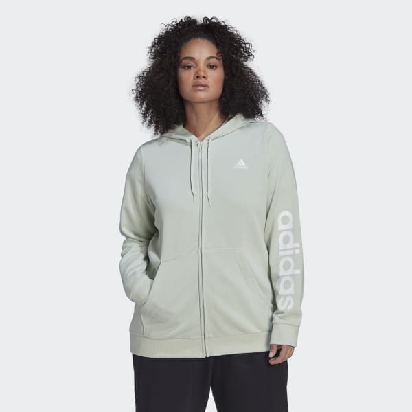 plus size mint green hoodie