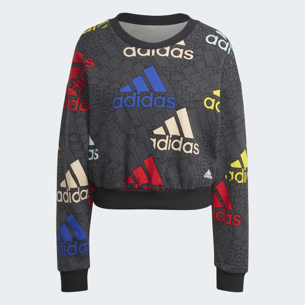 Cinzento Sweatshirt Curta Essentials Y7746