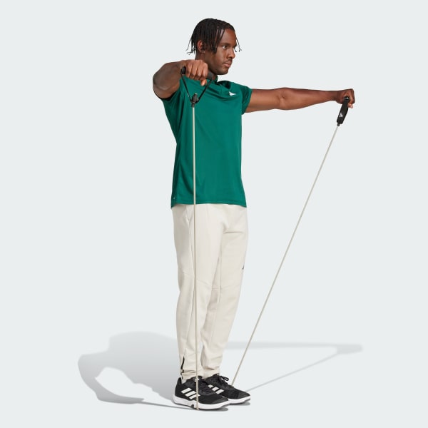 สีเบจ กางเกงขายาว Designed for Training Spaceknit