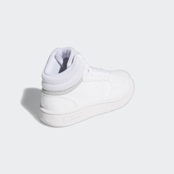 White Hoops Mid Shoes LWO39