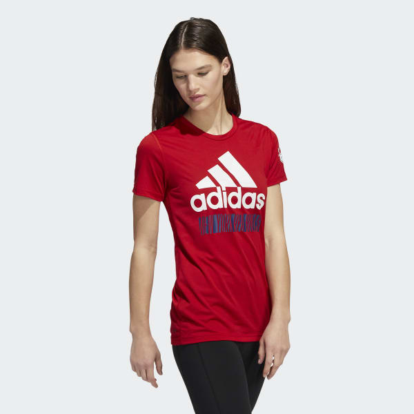 adidas New York Red Bulls Creator Tee - Red | Women's Soccer | adidas US