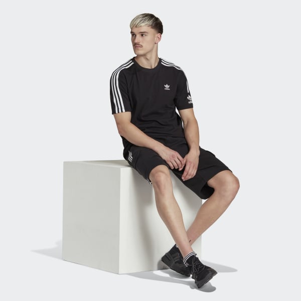 Svart Adicolor Classics Trefoil Tee