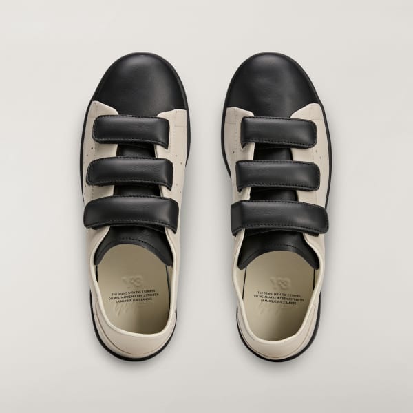 Beige Y-3 STAN SMITH HOOK-AND-LOOP Shoes