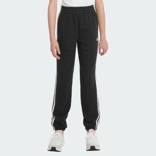 Adidas cotton fleece 3 stripe joggers new arrivals