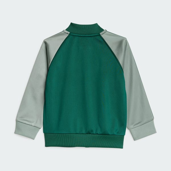 Green Adicolor SST Track Suit Kids