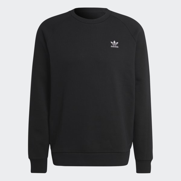 Svart Trefoil Essentials Crewneck Sweatshirt BVB37
