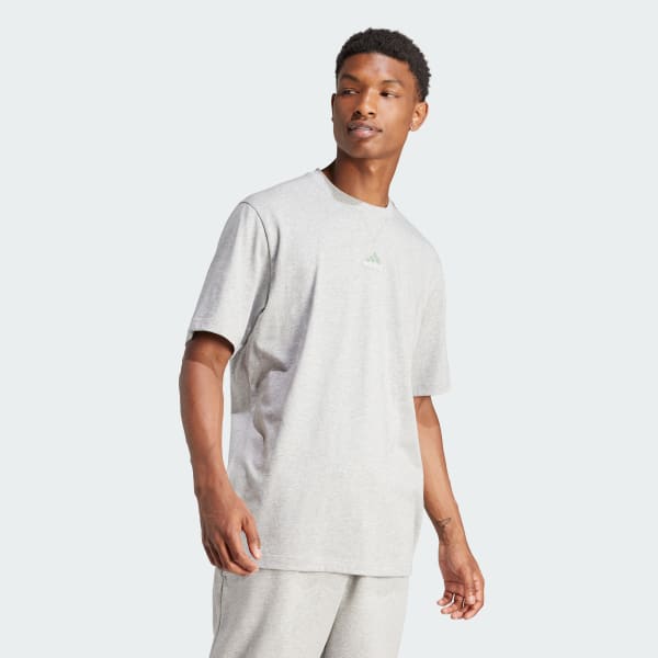 Grey ALL SZN Embroidery Graphic Tee