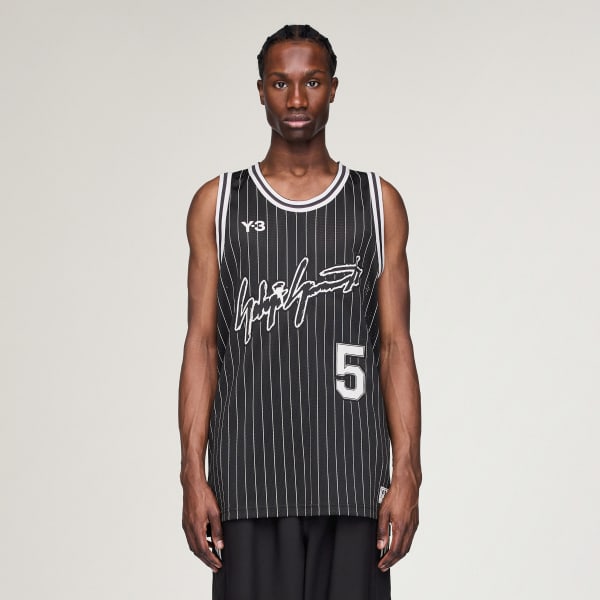 Schwarz Y-3 Anthony Edwards Basketballtrikot
