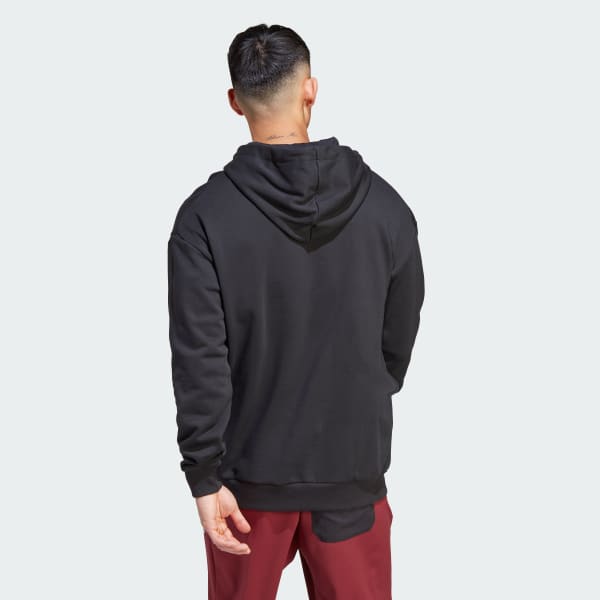 Schwarz Organiser Logo Hoodie