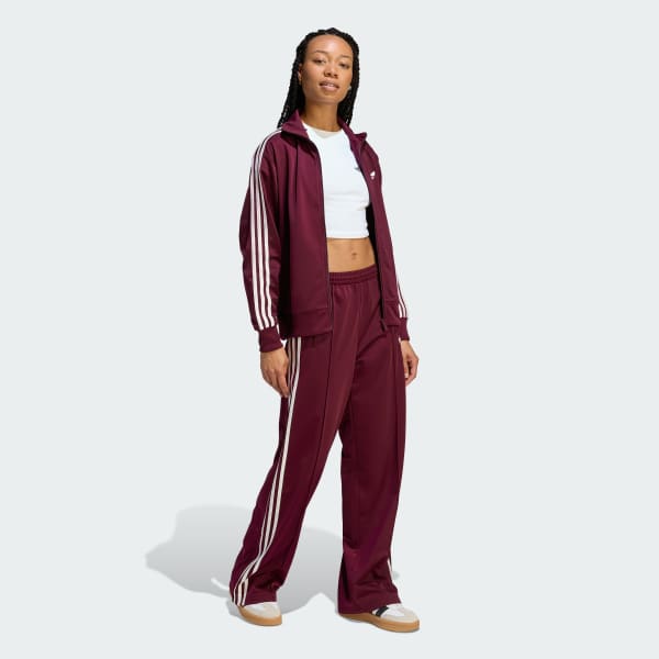 Burgundy FIREBIRD TRACK TOP LOOSE