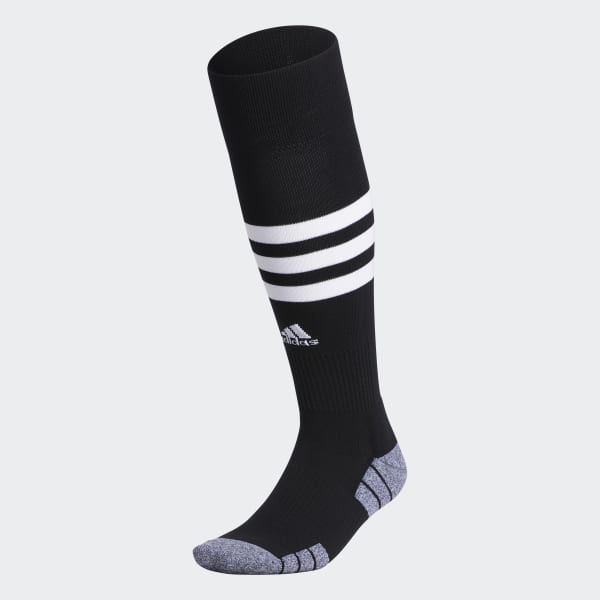 Black 3-Stripes Hoop OTC Socks