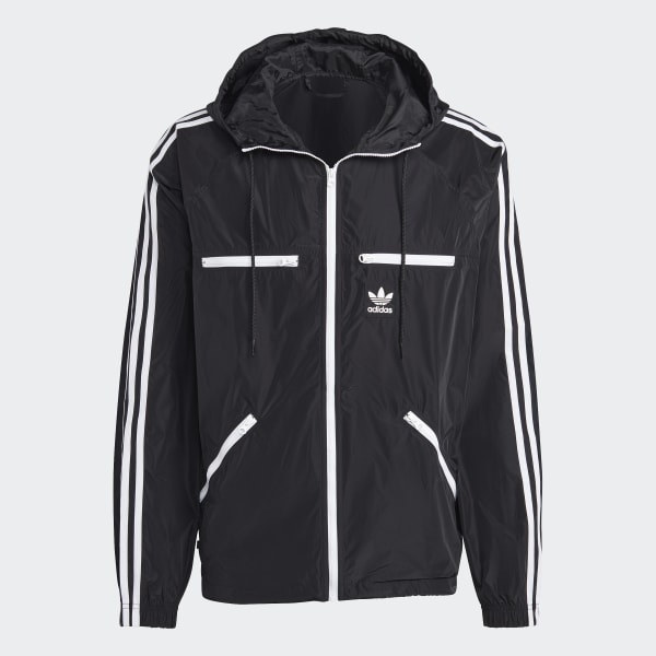 adidas ブラック ウィンドブレーカー M adidas ブラック ウィンドブレーカー♡K様専用♡ - メルカリ