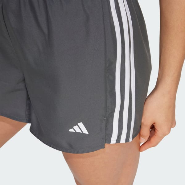 adidas 3-Stripes High-Rise Shorts - Grey | Free Shipping adidas 3-Stripes High-Rise Shorts - Grey | Free Shipping