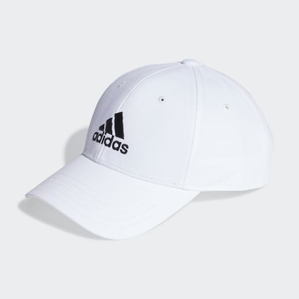 Λευκό Cotton Twill Baseball Cap