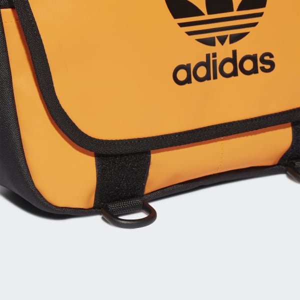 adidas Adicolor Archive Messenger Bag Small Orange adidas UK