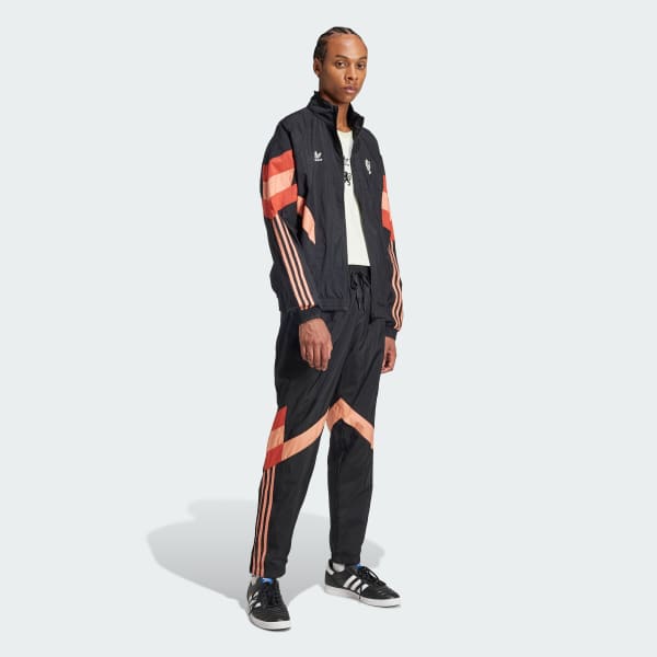 Zwart Olympique Lyonnais Originals Trainingsbroek