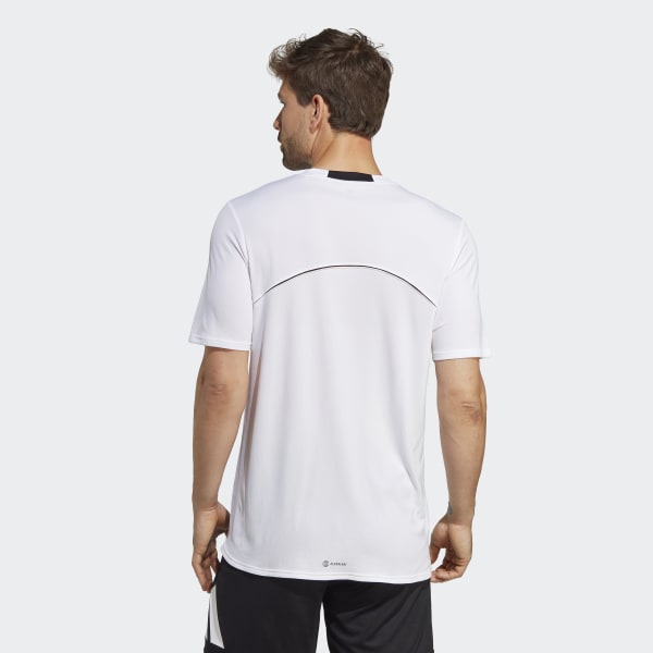 White Designed for Movement HIIT Training Tee