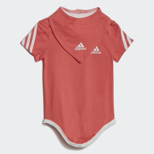 Body 3 con babero - Rosa adidas | adidas España