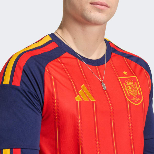 adidas Spain 26 Home Long Sleeve Jersey - Red | Free Shipping with