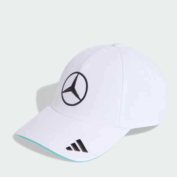 สีขาว หมวกแก๊ปนักแข่งทีม MERCEDES - AMG PETRONAS FORMULA 1