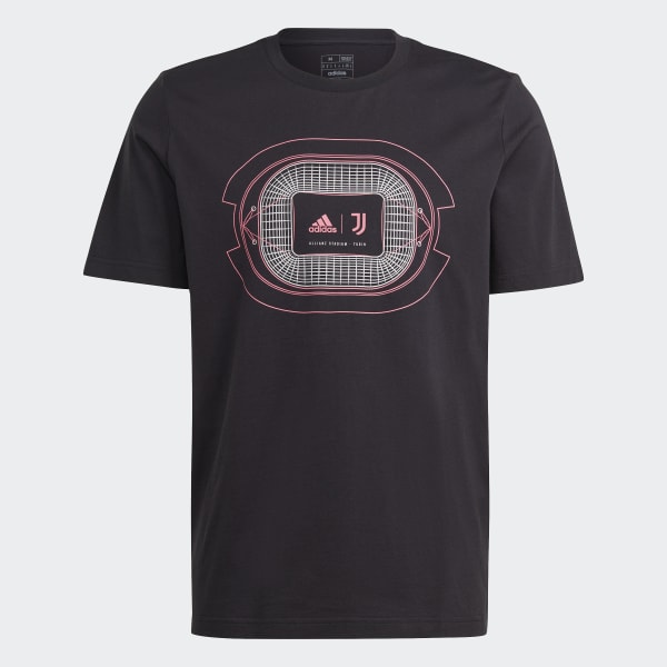 Schwarz Juventus Turin Graphic T-Shirt