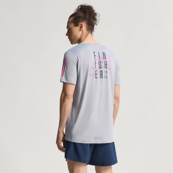 Grey BMW Berlin-Marathon 2025 Finisher T-Shirt