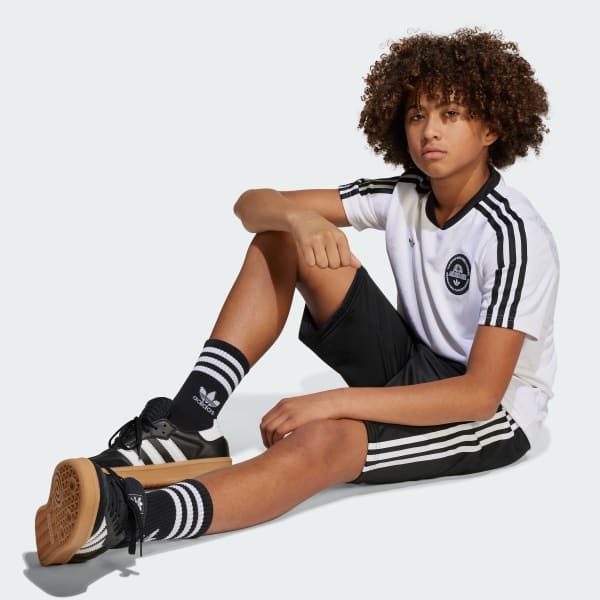 Negro Shorts de tejido de tricot para niños