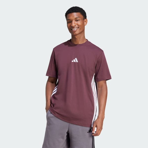 Granate Polo Essentials 3 Tiras Tejido Jersey