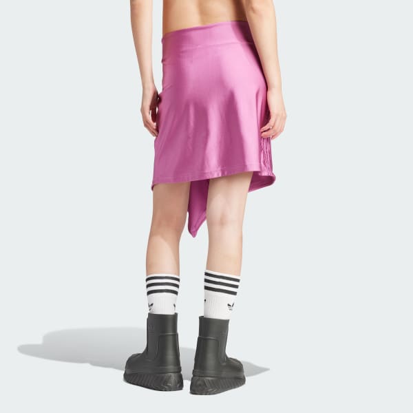 Lila Fashion Satin Minirock