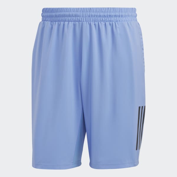 Blue Club 3-Stripes Tennis Shorts