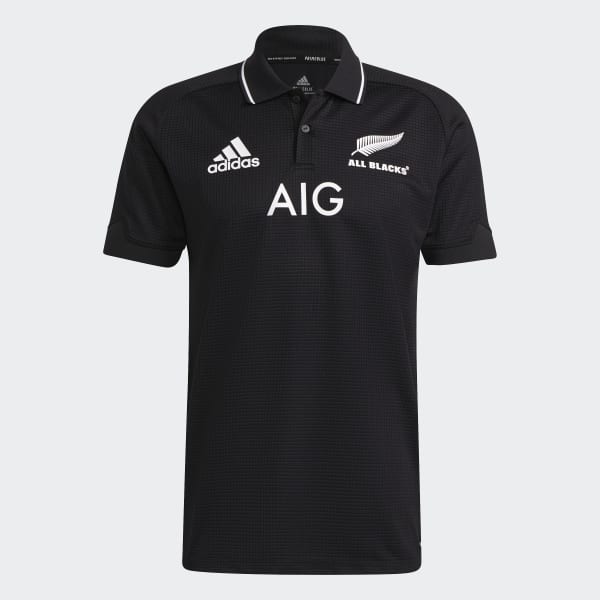 Adidas all black polo shirt clearance