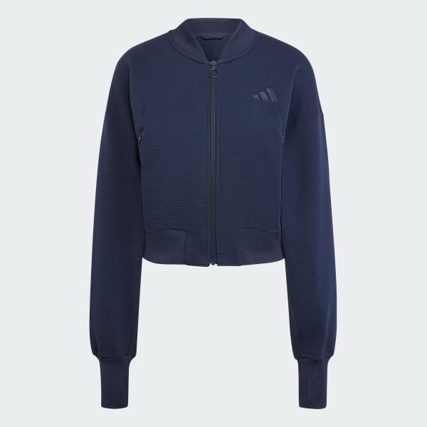 Azul Chaqueta ALL SZN Rib